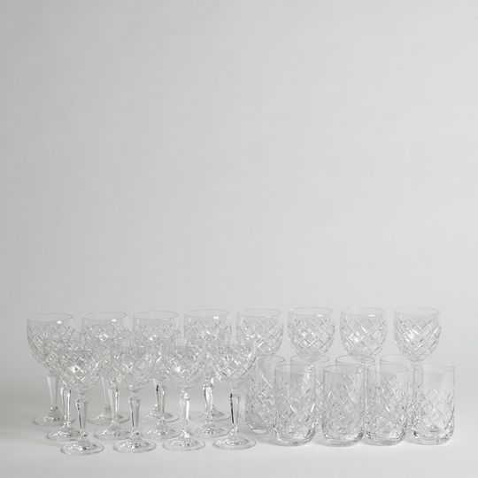 Vintage - SÅLD Glasservis "Jenny" 24 delar
