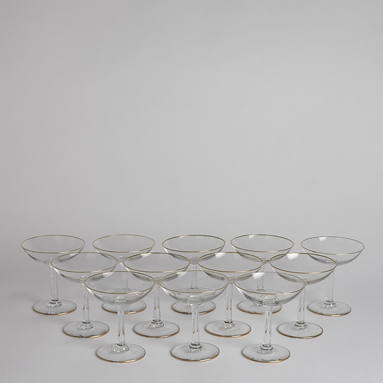 Vintage - SÅLD Likörglas 12 st från Gullaskruf