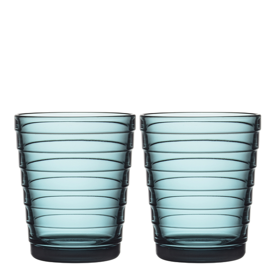 Iittala - Aino Aalto Glas 22 cl 2-pack Havsblå