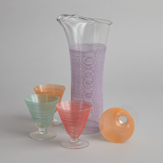 Johansfors - SÅLD "Party" Karaff och Glas 4 st