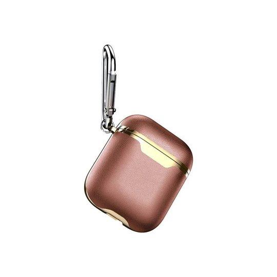 Skyddsfodral till AirPods-Etui - Brun / Guld