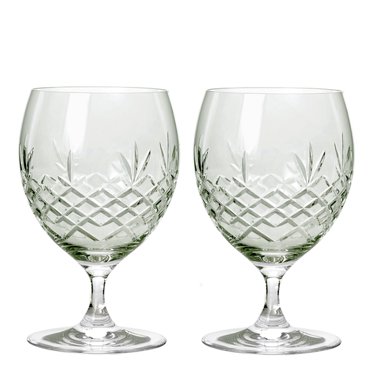 Frederik Bagger - Crispy Eightball Glas på fot 55 cl 2-pack Grön