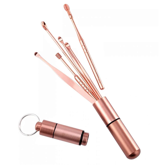 Kit för Öronrengöring - Roséguld