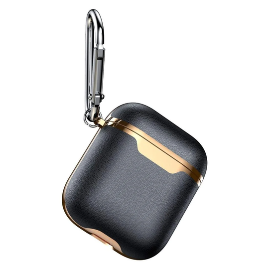 Skyddsfodral till AirPods-Etui - Svart / Guld
