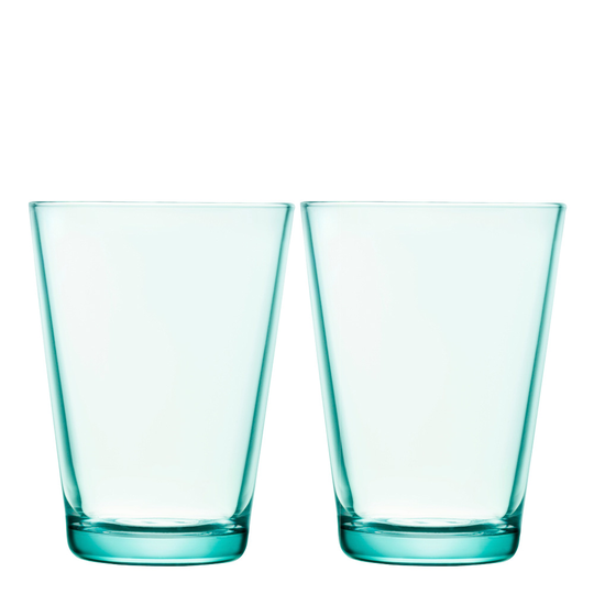 Iittala - Kartio Glas 40 cl 2-pack Vattengrön