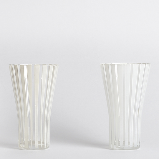 Johansfors - SÅLD Strikt Selterglas 2-pack Vit