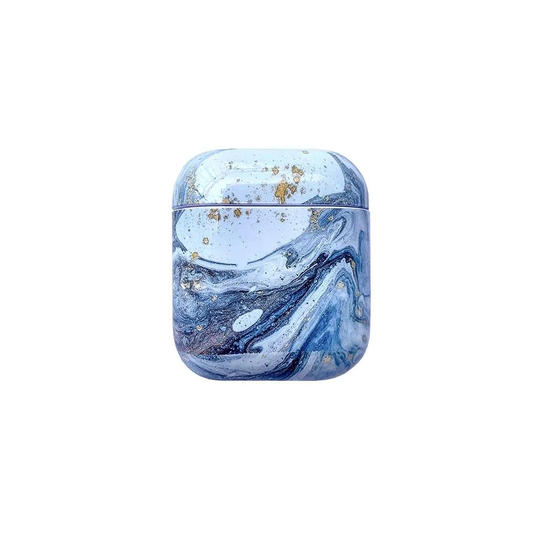 Skyddsfodral till AirPods - Blå Marmor