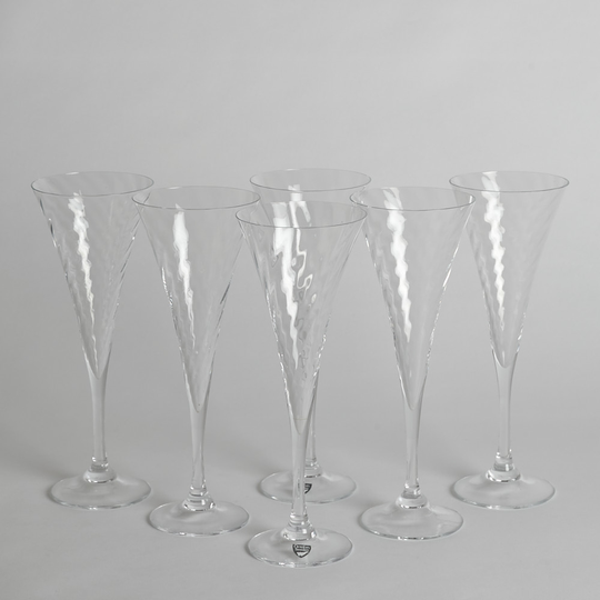 Orrefors - SÅLD Champagneglas "Helena" 6 st