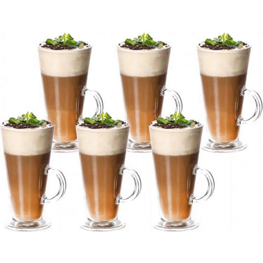 6x Latteglas - 250 ml