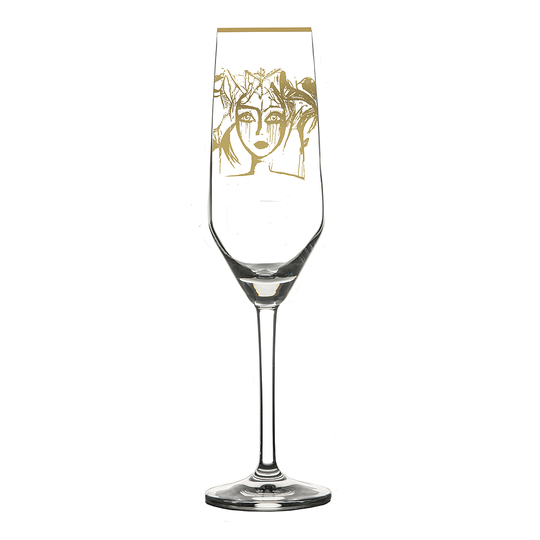 Carolina Gynning - Champagneglas Slice of Life Gold 30 cl