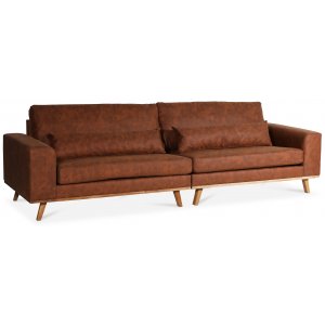 Ranger 4-sits soffa - Cognac