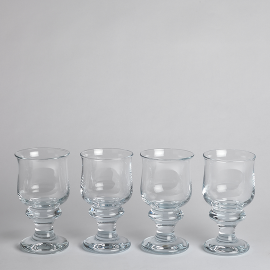 Vintage - SÅLD Glas "Tivoli" Per Lütken för Holmegaard 4 st