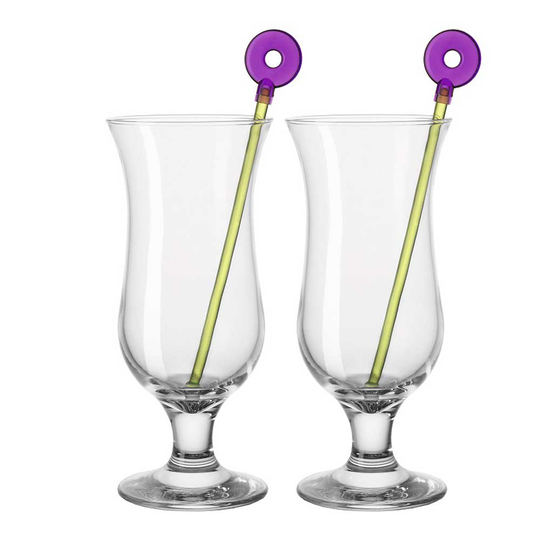 Leonardo - Hurricane Drinkglas med drinkpinne 2-pack