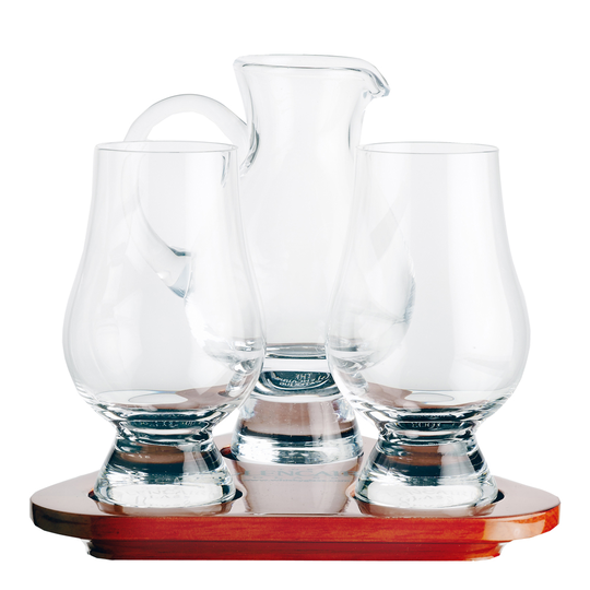 Glencairn - Whiskypaket med 2st Whiskyglas och Kanna på Ekbricka