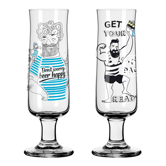 Modern House - Ritzenhoff Ölglas 39 cl 2-pack Beer Happy
