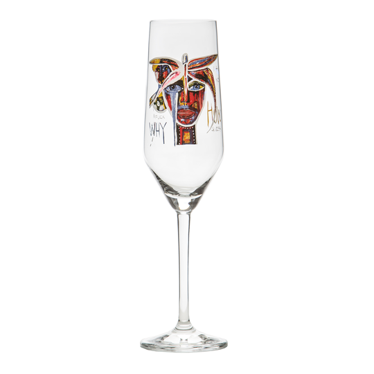 Carolina Gynning - Champagneglas 30 cl Butterfly Messenger IV