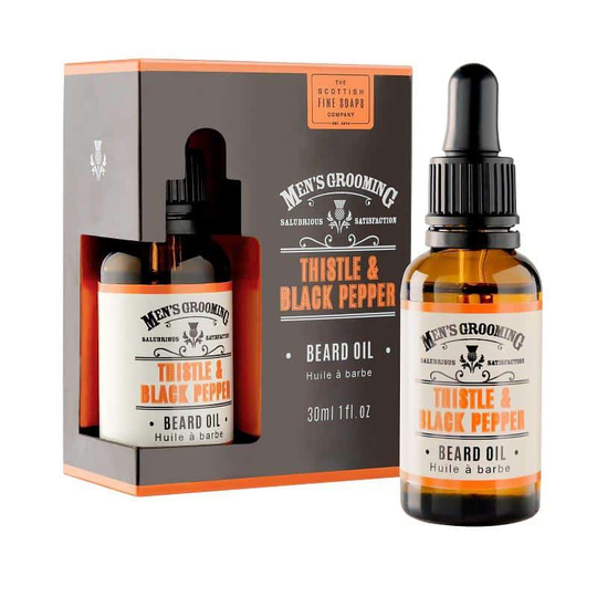 Scottish Fine Soaps Thistle & Black Pepper Beard Oil 30ml