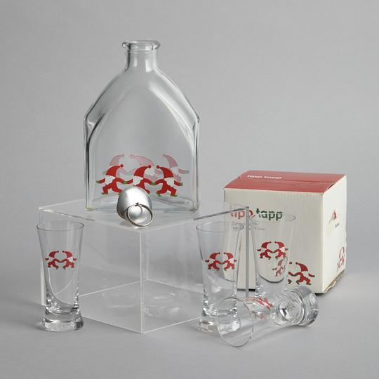 Vintage - "Tipp Tapp" Karaff och Snapsglas