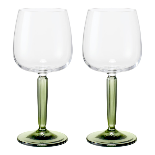 Kähler - Hammershøi Vitvinsglas 35 cl 2-pack Grön