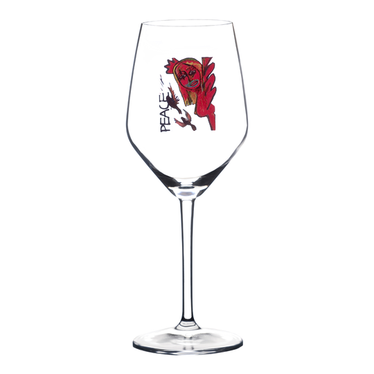 Carolina Gynning - Rosé-/vitvinglas 40 cl Scream Peace