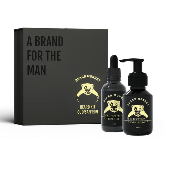 Giftset Beard Monkey Beard Kit Oud/Saffron 2022
