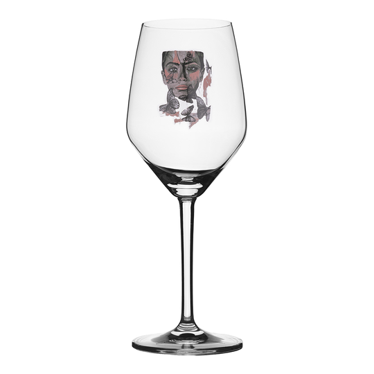 Carolina Gynning - Rosé/Vitvinsglas Butterfly Queen 40 cl