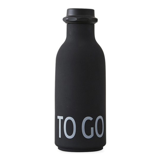 Design Letters - Design Letters To Go Vattenflaska Svart