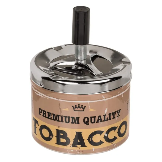 Askkopp med tryckfunktion - Tobacco