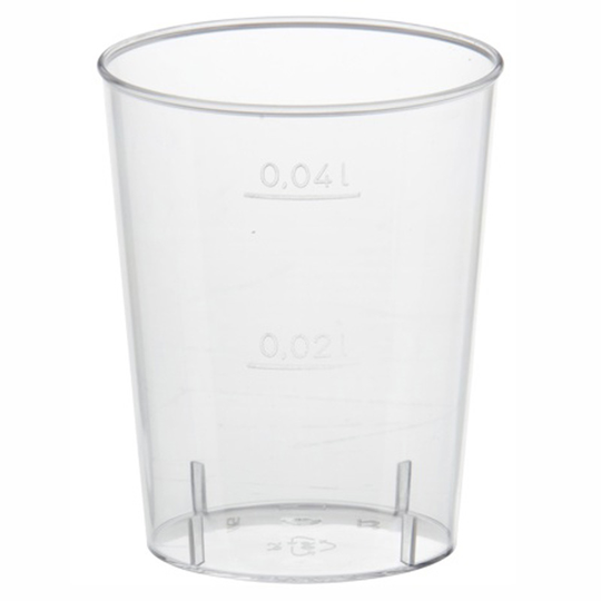 Snapsglas Plast