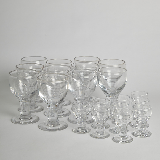 Boda Nova - SÅLD Öl och Snapsglas "Ruben" 20 st