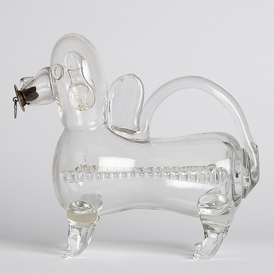 Vintage - SÅLD Fyllehund Glas
