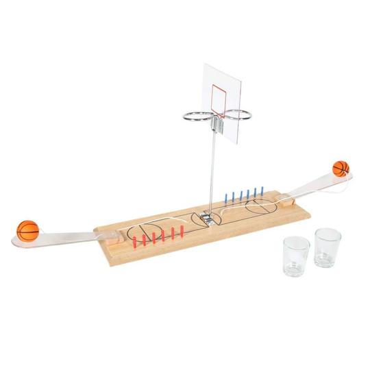 Dryckesspel med 2 Shotglas - Basket