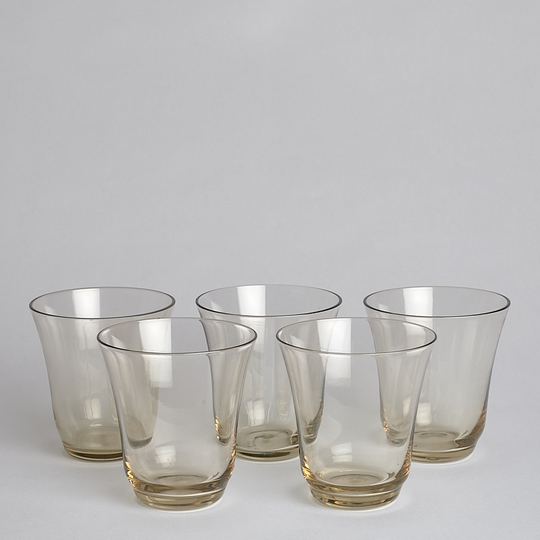 Vintage - SÅLD Glas 5 st