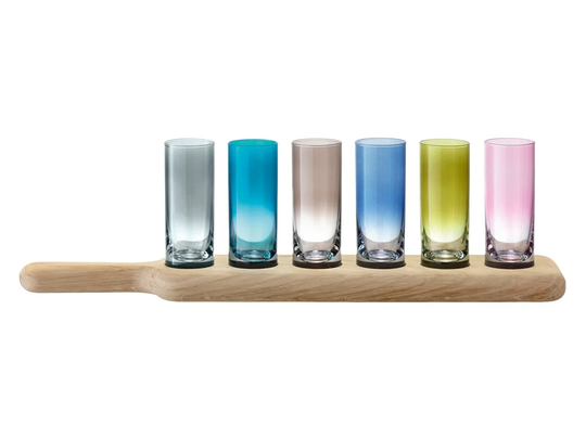 Shotglas LSA Paddle Colors 6 st