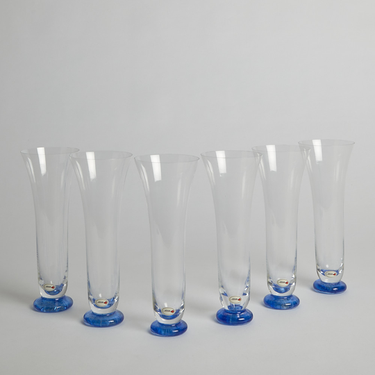 Vintage - SÅLD Champagneglas "Ulven" 6 st