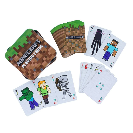 Minecraft - Kortlek med Metalletui
