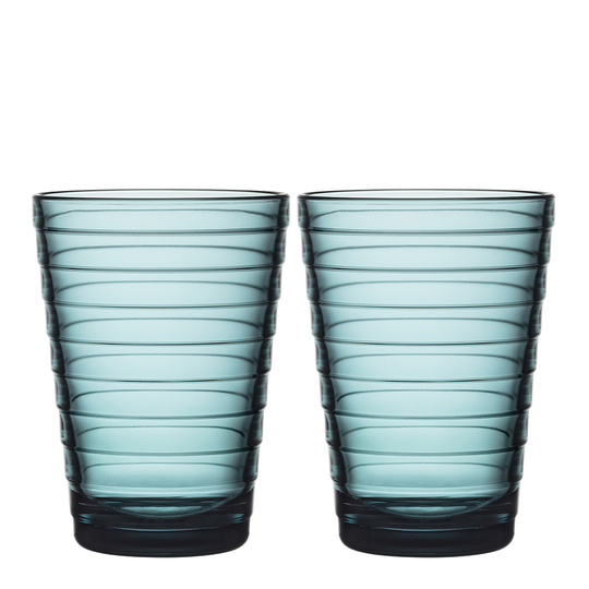 Iittala - Aino Aalto Glas 33 cl 2-pack Havsblå