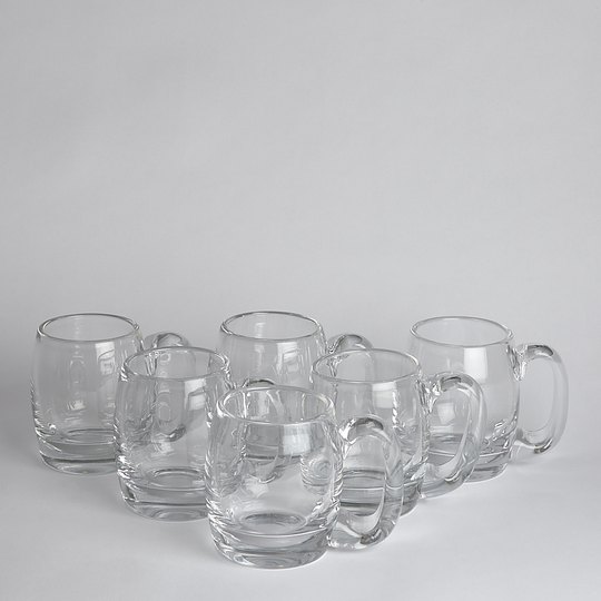 Kosta Boda - SÅLD Ölglas Bertil Vallien 6 st