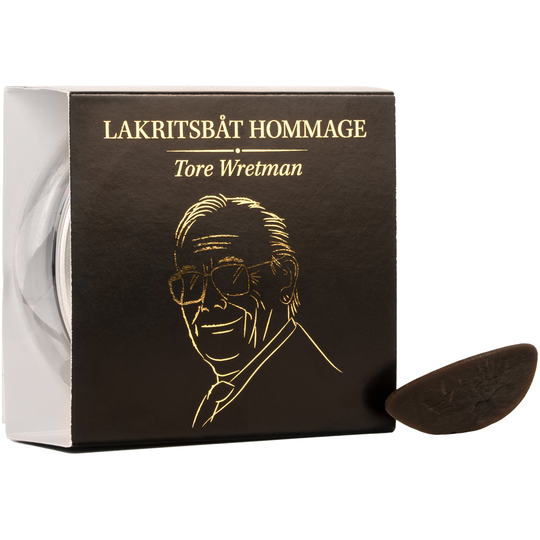 Haupt Lakrits Lakritsbåt 'Hommage' Tore Wretman, 75 g