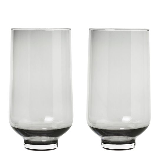 Blomus - Flow Tumblerglas 40 cl 2-pack Smoke