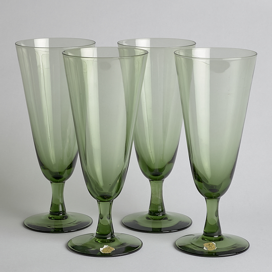 Vintage - SÅLD Glas Åfors 4 st
