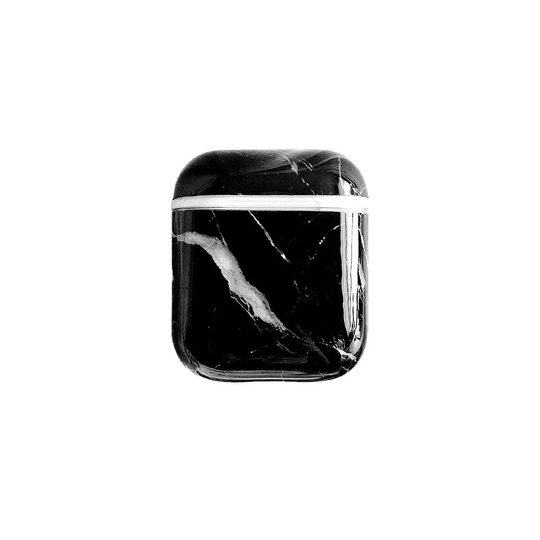 Skyddsfodral till AirPods - Svart Marmor