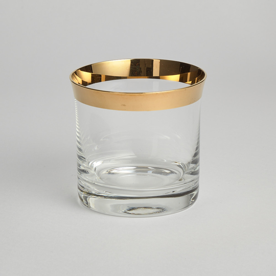 Vintage - SÅLD Dricksglas med Guldkant Svenskt Tenn 11 st