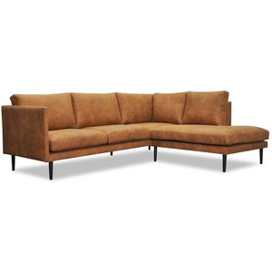 Östermalm divansoffa - Cognac ecoläder