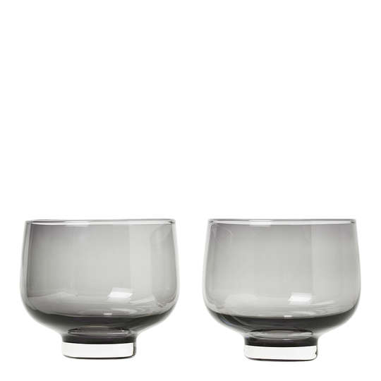 Blomus - Flow Tumblerglas 22 cl 2-pack Smoke