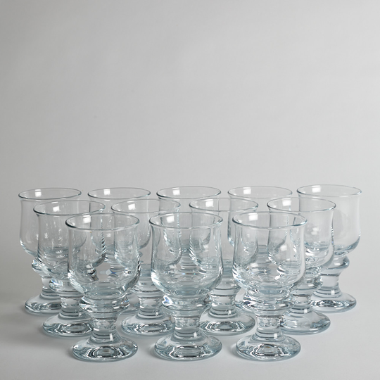 Vintage - SÅLD Glas "Tivoli" Per Lütken för Holmegaard 12 st