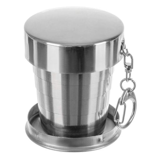 Teleskopisk Mugg i Rostfritt Stål - 80 ml