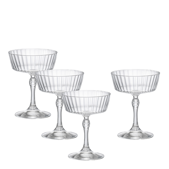 Modern House - America Champagneglas 27,5 cl 4-pack Klar