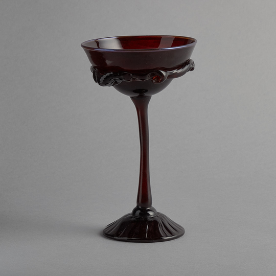 Craft - Gunilla Kihlgren Champagneglas Mörkröd